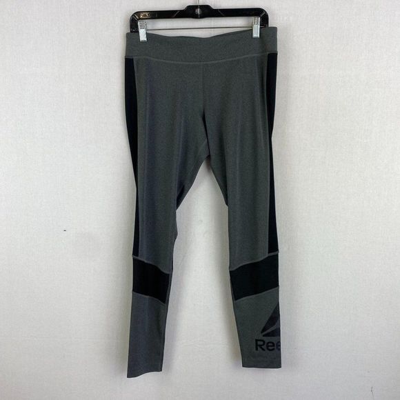 REEBOK Gray Speedwick Running Legging - Picture 1 of 6